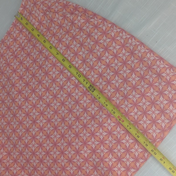 Talbots skirt with pockets, bright pattern, women size 8 - Picture 6 of 11